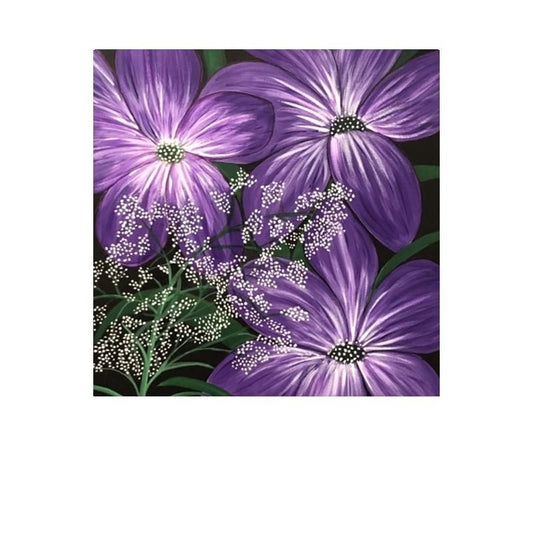 Custom Size Canvas - Serenade in Purple