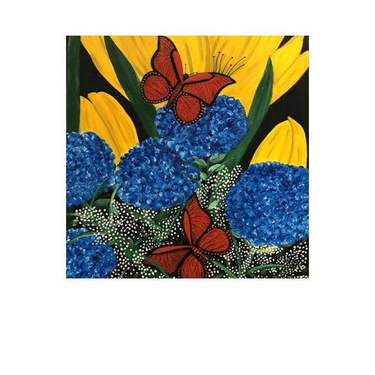 Custom Size Canvas - Butterfly Ballet