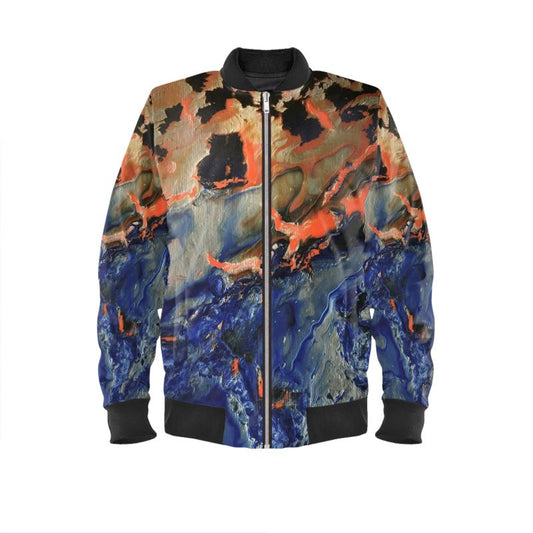 Mens Bomber Jacket -  Cosmic Dance