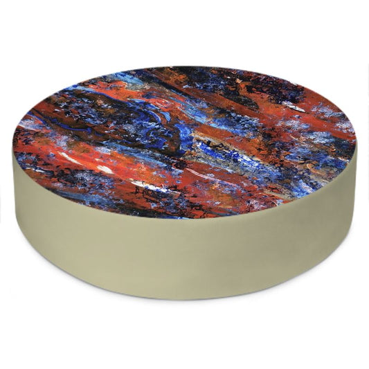 Round Floor Cushions - Whimsical Harmony