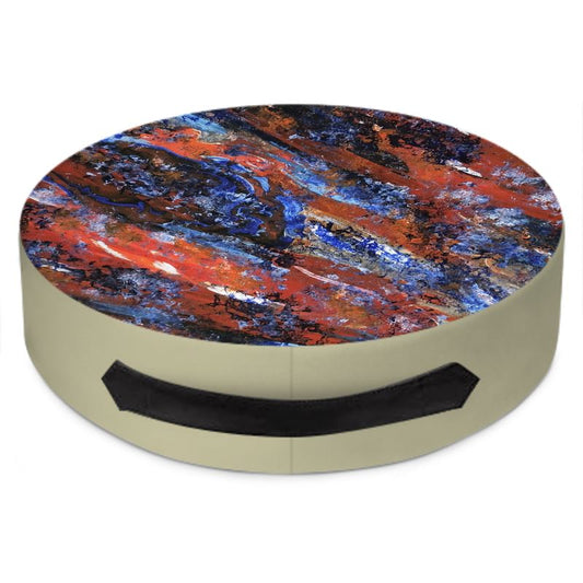 Round Floor Cushions - Whimsical Harmony