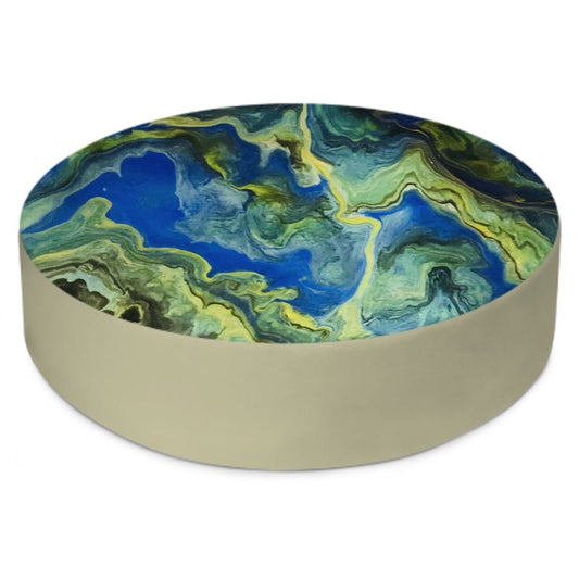 Round Floor Cushions - Rainforest