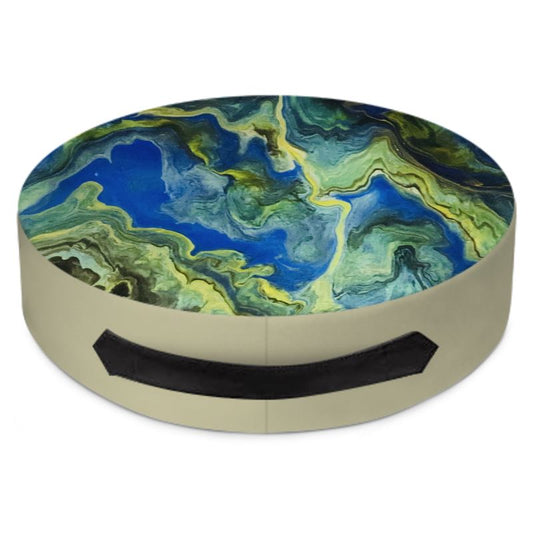 Round Floor Cushions - Rainforest