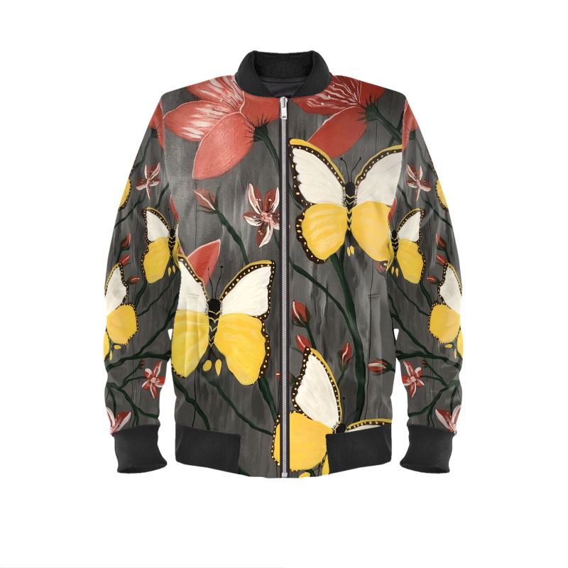 Women's Bomber Jacket - Blossom Flight