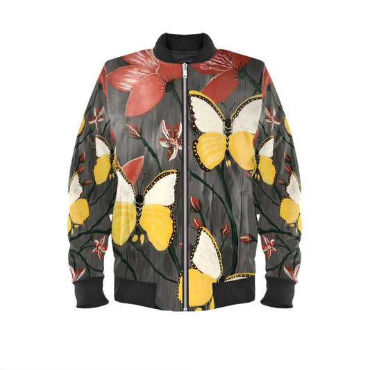 Women's Bomber Jacket - Blossom Flight