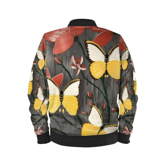 Women's Bomber Jacket - Blossom Flight