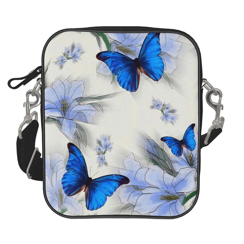 Shoulder Bag - Blue Butterflies