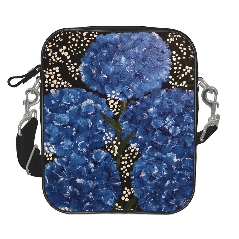 Shoulder Bag - Blue Carnations
