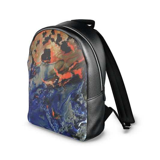 Maduna Colville Leather Backpack - Asteroid