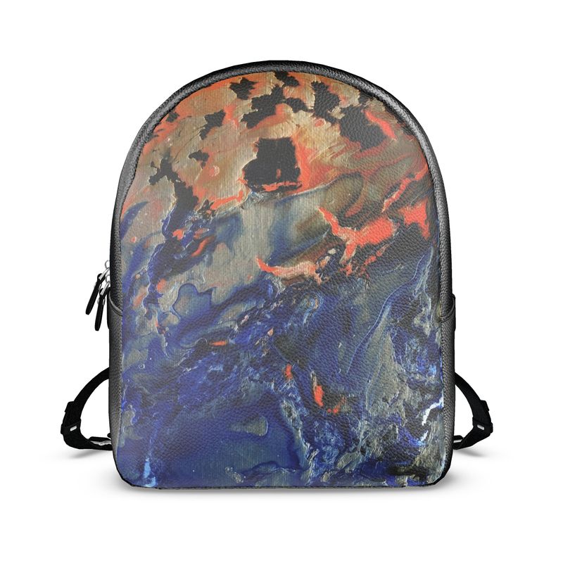 Maduna Colville Leather Backpack - Asteroid