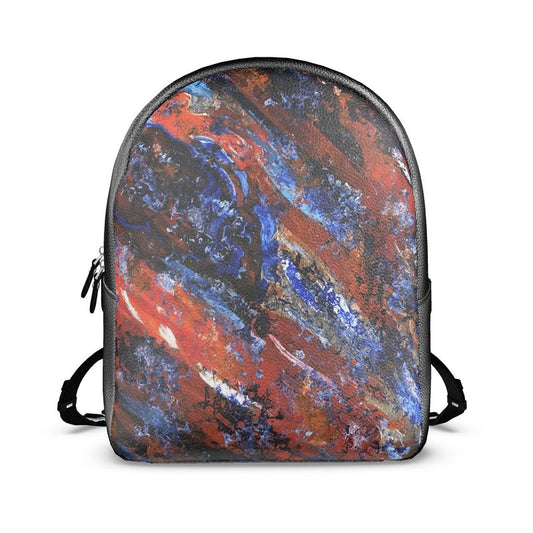 Maduna Colville Leather Backpack - African Dance