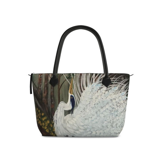 Zip Top Handbag - Mating Call