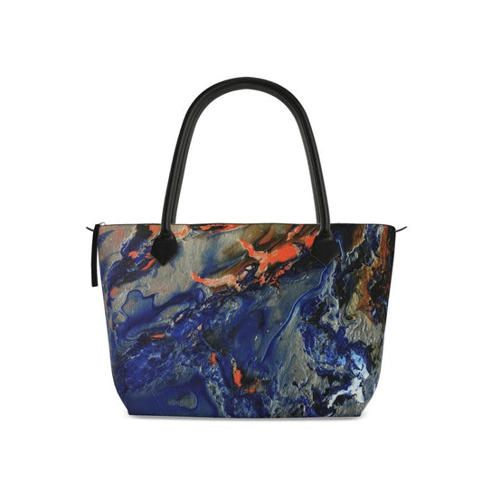 Zip Top Handbag - Cosmic Event