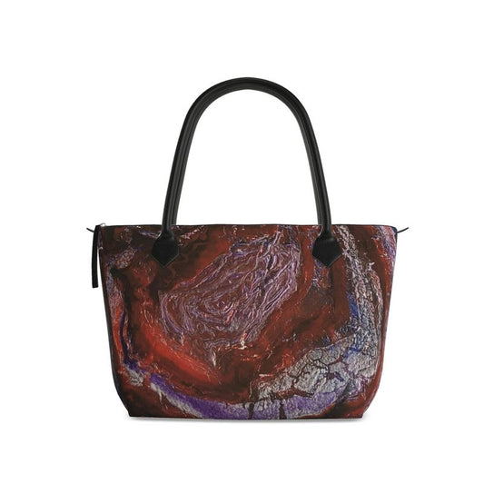 Zip Top Handbag -  Molten Depths
