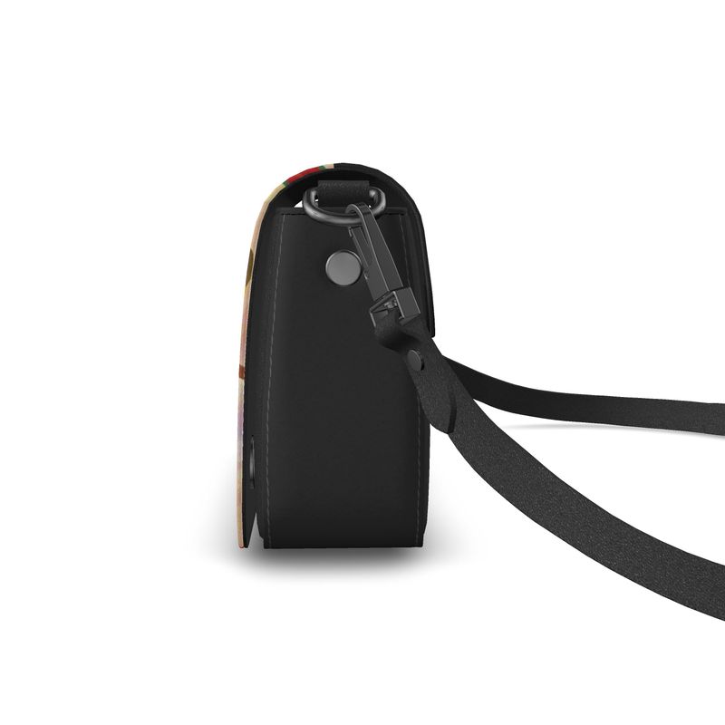 Flap Over Box Bag - Birds of Paradise