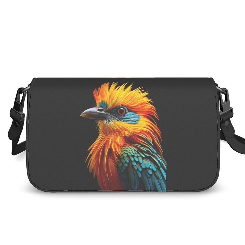 Flap Over Box Bag - Bird of Paradise