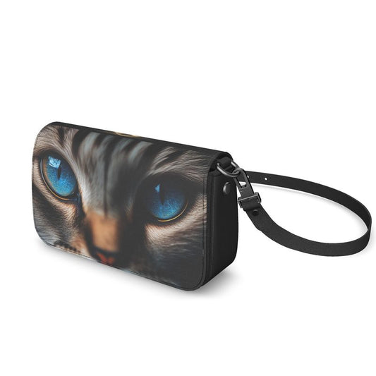 Flap Over Box Bag - Blue Eyed Cat
