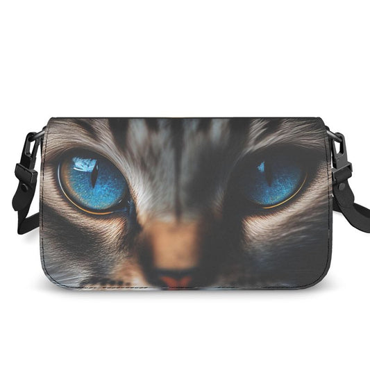 Flap Over Box Bag - Blue Eyed Cat