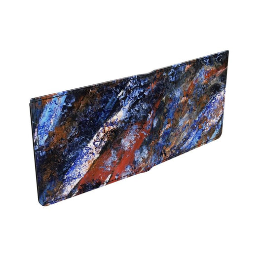 Smooth Napa Leather Wallet - A Symphony of Colors