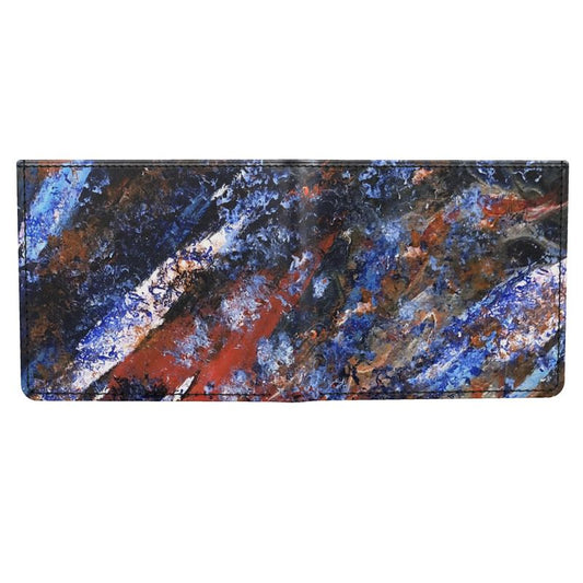 Smooth Napa Leather Wallet - A Symphony of Colors