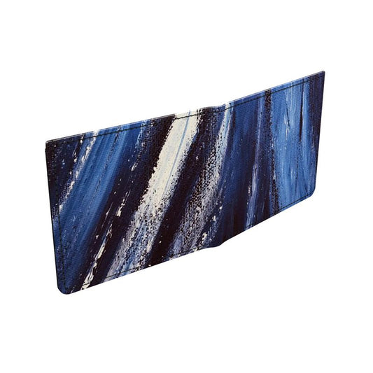 Smooth Napa Leather Wallet - Chromatic Fusion