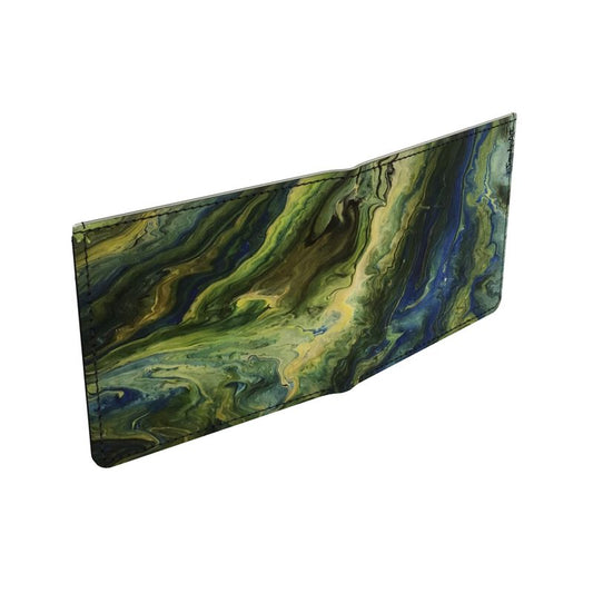 Smooth Napa Leather Wallet - Emerald Canopy: