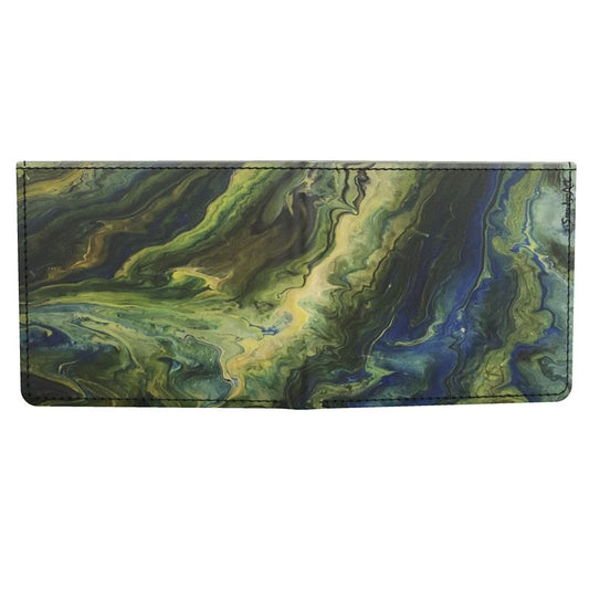 Smooth Napa Leather Wallet - Emerald Canopy: