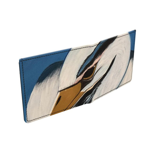 Smooth Napa Leather Wallet - A Bird's Eye View