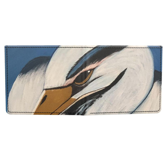 Smooth Napa Leather Wallet - A Bird's Eye View